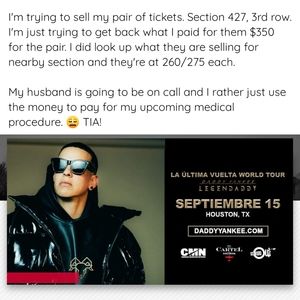 Tickets - Daddy Yankee